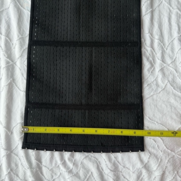 Black Shapewear Corset Inmate Silever Hooks - Picture 6 of 6